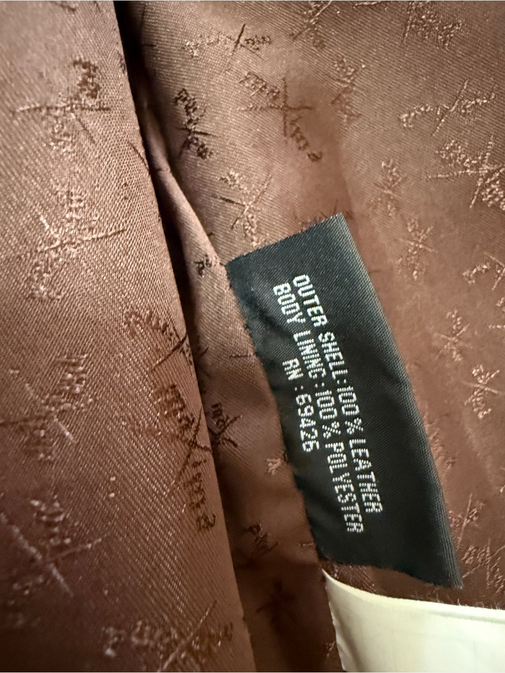 Vintage Late 90s Wilson’s Leather Maxima Brown Full-Zip Jacket - L - Picture 4 of 13